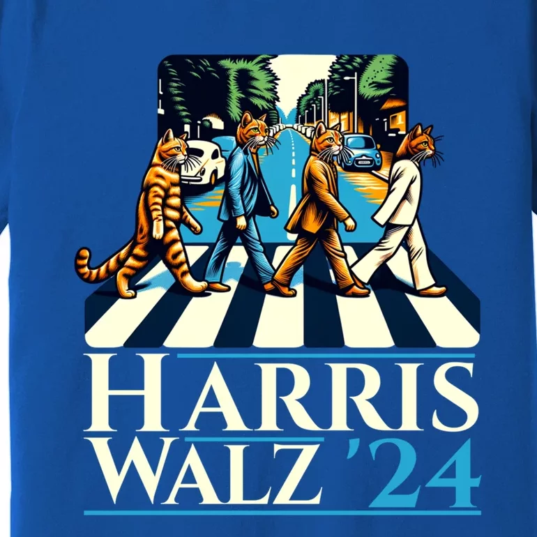 Kamala Harris Walz 2024 Harris Waltz Democratic Vp President Gift Premium T-Shirt