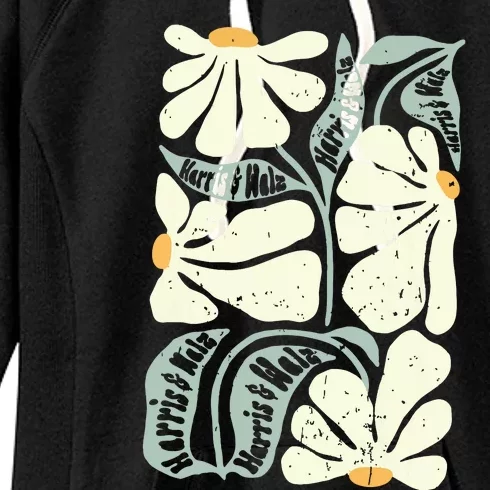 Kamala Harris Waltz Hand Drawn Flower Brighter Tomorrow 2024 Women's Fleece Hoodie