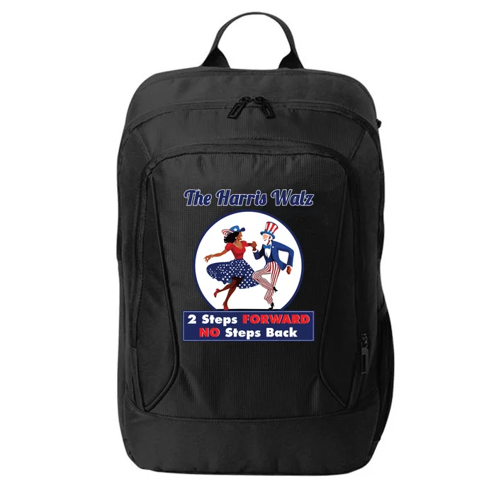 Kamala Harris Walz 2024 Waltz Dance 2 Steps Forward Not Back City Backpack