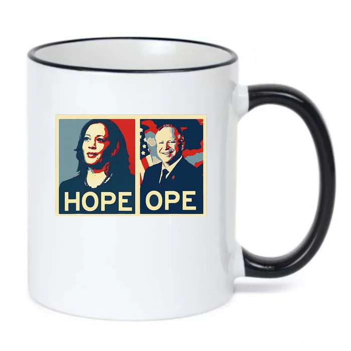 Kamala Hope Walz Ope Harris Walz 2024 Ope Vice President Gift Black Color Changing Mug