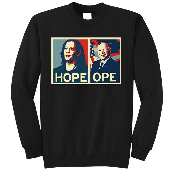 Kamala Hope Walz Ope Harris Walz 2024 Ope Vice President Gift Sweatshirt