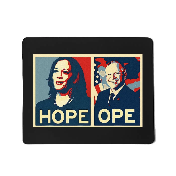 Kamala Hope Walz Ope Harris Walz 2024 Ope Vice President Gift Mousepad