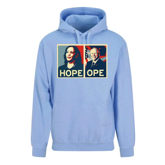 Kamala Hope Walz Ope Harris Walz 2024 Ope Vice President Gift Unisex Surf Hoodie