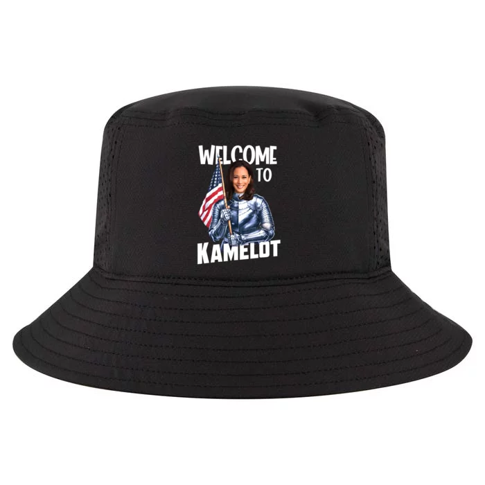 Kamala Harris Welcome To Kamelot Presidential Election 2024 Cool Comfort Performance Bucket Hat