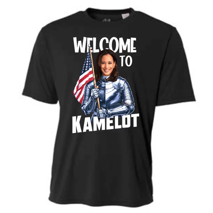 Kamala Harris Welcome To Kamelot Presidential Election 2024 Cooling Performance Crew T-Shirt