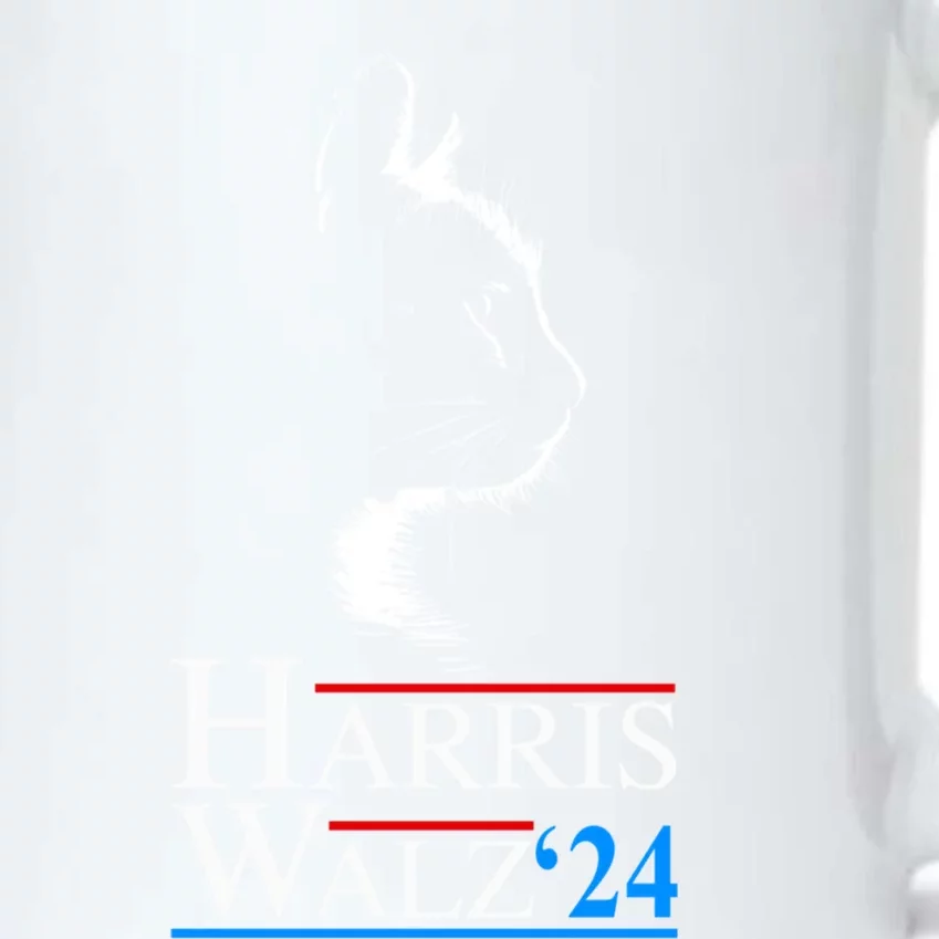 Kamala Harris Walz Waltz 2024 Vp President Funny Cat Ladies Gift Black Color Changing Mug