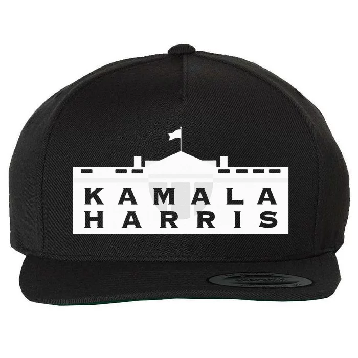 Kamala Harris White House Wool Snapback Cap