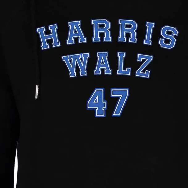 Kamala Harris Walz 2024 Harris Waltz President Democratic 47 Womens Funnel Neck Pullover Hood