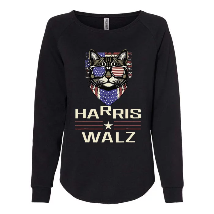 Kamala Harris Walz 2024 Harris Waltz Democratic Vp President Womens California Wash Sweatshirt