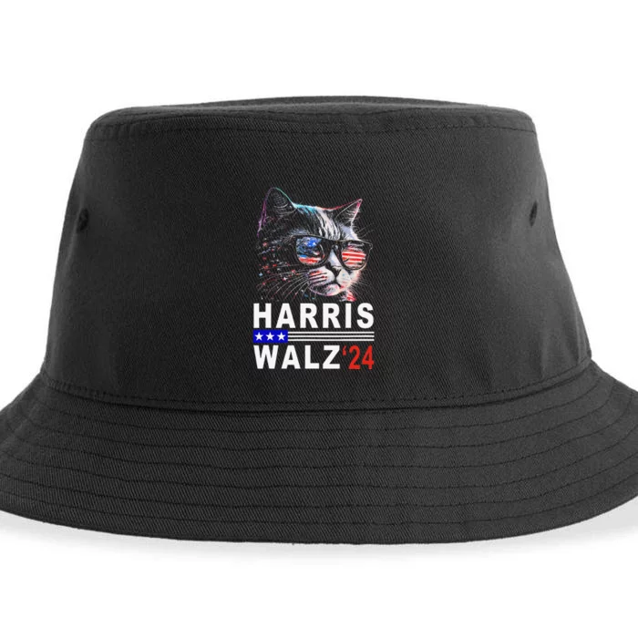 Kamala Harris Walz 2024 Harris Waltz Democratic Vp President Sustainable Bucket Hat