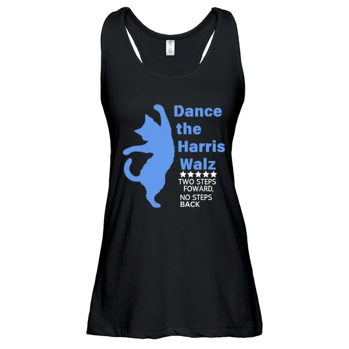 Kamala Harris Walz 2024 Waltz Dance 2 Steps Forward Not Back Ladies Essential Flowy Tank