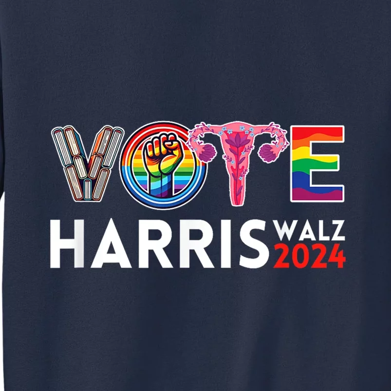 Kamala Harris Walz 2024 Lgbt Vote Harris Walz Waltz Sweatshirt