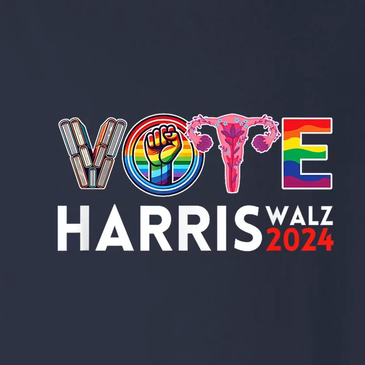 Kamala Harris Walz 2024 Lgbt Vote Harris Walz Waltz Toddler Long Sleeve Shirt