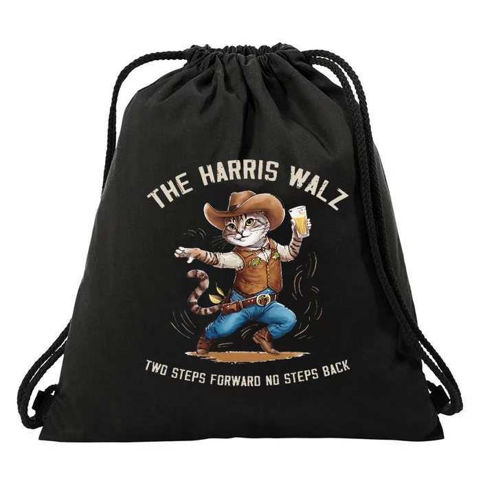 Kamala Harris Walz 2024 Waltz Dance 2 Steps Forward Not Back Drawstring Bag