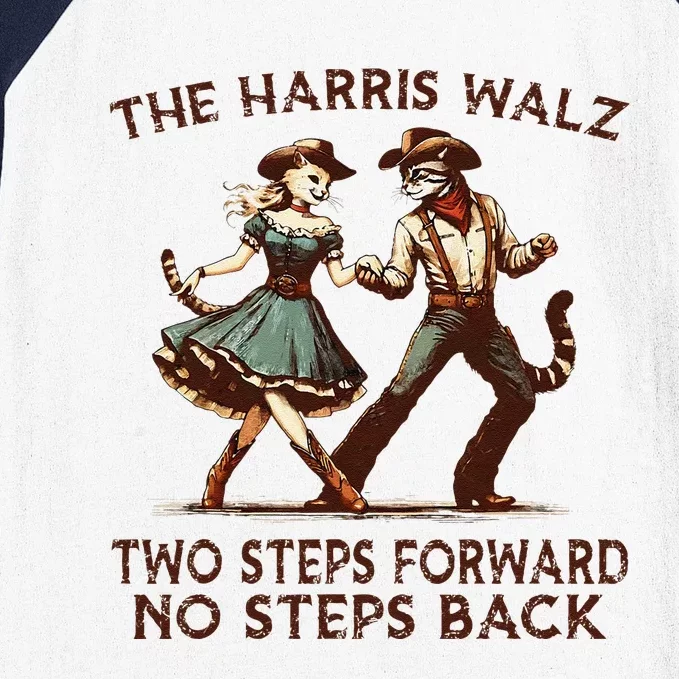 Kamala Harris Walz 2024 Waltz Dance 2 Steps Forward Not Back Baseball Sleeve Shirt