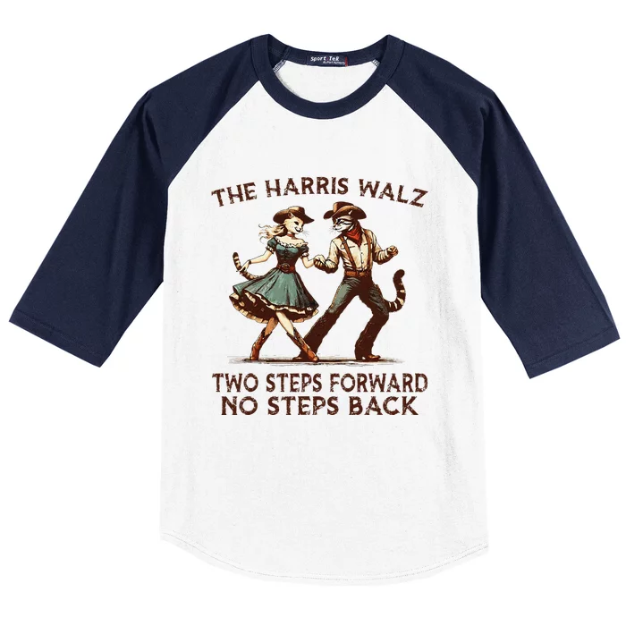 Kamala Harris Walz 2024 Waltz Dance 2 Steps Forward Not Back Baseball Sleeve Shirt