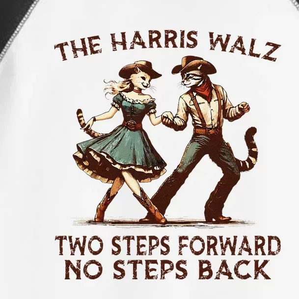 Kamala Harris Walz 2024 Waltz Dance 2 Steps Forward Not Back Toddler Fine Jersey T-Shirt