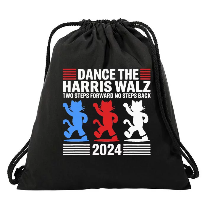 Kamala Harris Walz 2024 Waltz Dance Drawstring Bag