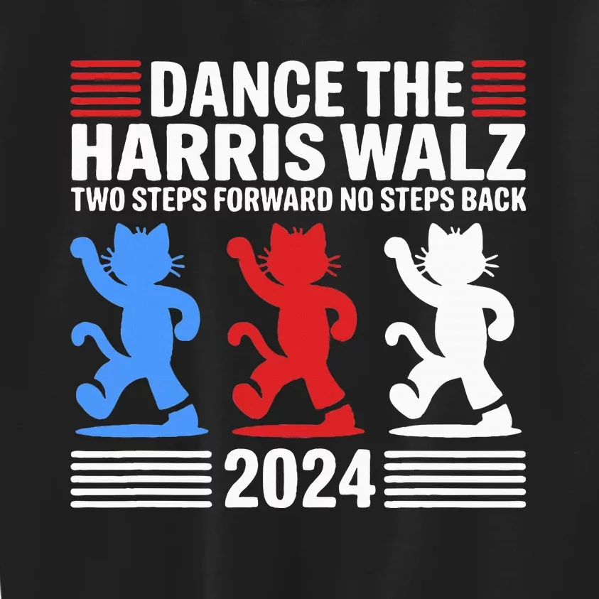 Kamala Harris Walz 2024 Waltz Dance Kids Sweatshirt