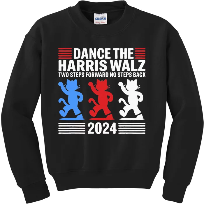 Kamala Harris Walz 2024 Waltz Dance Kids Sweatshirt