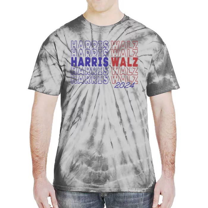 Kamala Harris Walz 2024 Tie-Dye T-Shirt