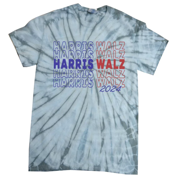 Kamala Harris Walz 2024 Tie-Dye T-Shirt