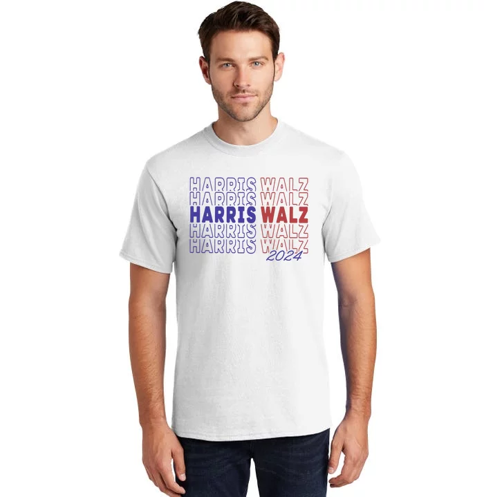 Kamala Harris Walz 2024 Tall T-Shirt