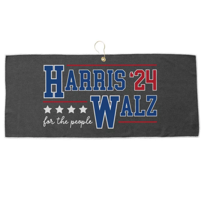 Kamala Harris Walz Kamala Harris President 2024 Large Microfiber Waffle Golf Towel