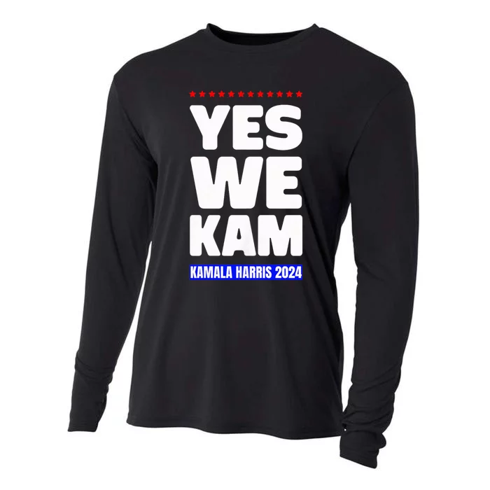 Kamala Harris Yes We Kam! For Us President 2024 Cooling Performance Long Sleeve Crew