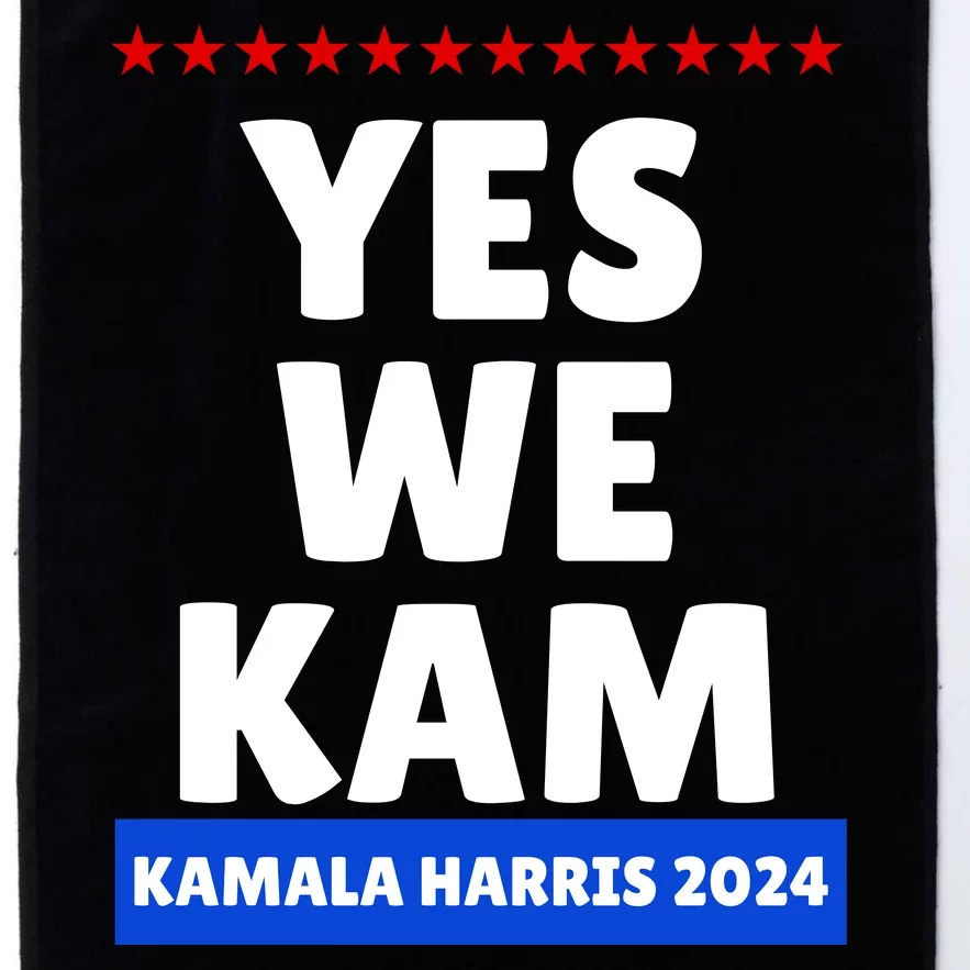 Kamala Harris Yes We Kam! For Us President 2024 Platinum Collection Golf Towel