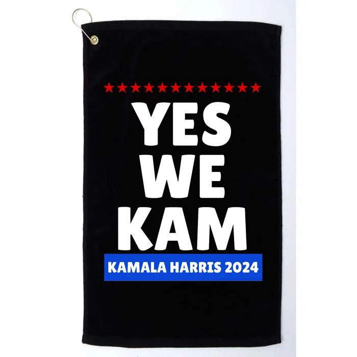 Kamala Harris Yes We Kam! For Us President 2024 Platinum Collection Golf Towel