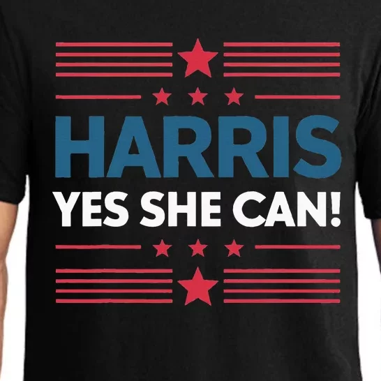 Kamala Harris Yes She Can Pajama Set