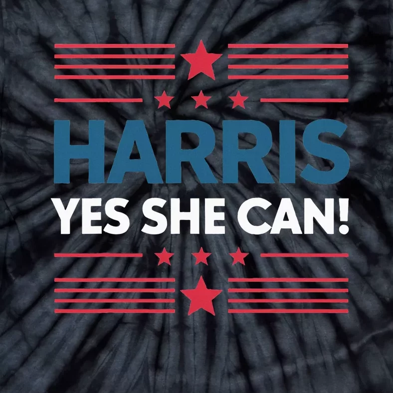 Kamala Harris Yes She Can Tie-Dye T-Shirt