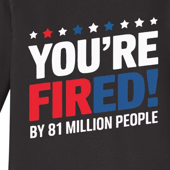 Kamala Harris You’Re Fired By 81 Million People Baby Long Sleeve Bodysuit