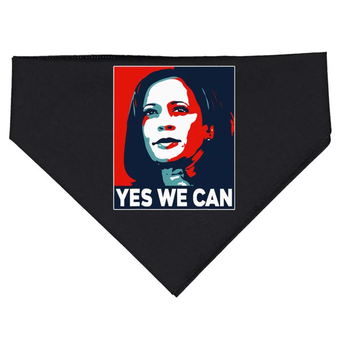 Kamala Harris Yes We Can USA-Made Doggie Bandana