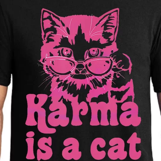 Karma Is A Cat Pajama Set