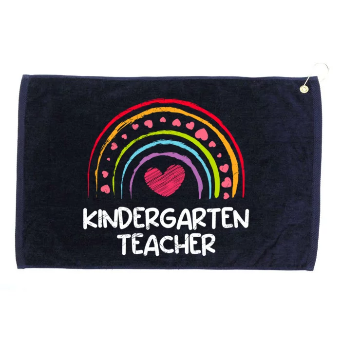 Kindergarten I Am A Kindergarten Teacher Funny Gift Grommeted Golf Towel