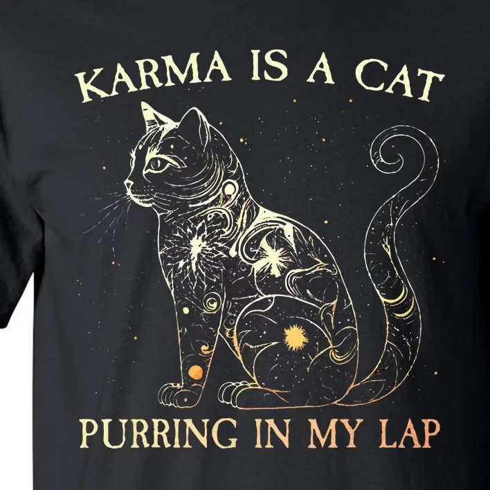 karma is a cat purring in my lap karma Tall T-Shirt