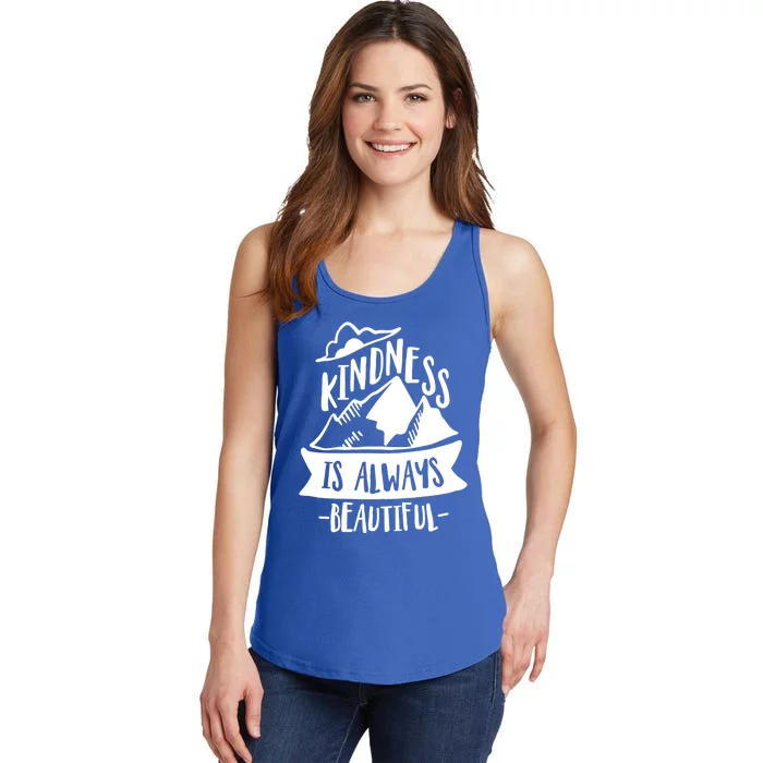 Kindness Is Always Beautiful Anti Bullying Week Unity Day Gift Ladies Essential Tank