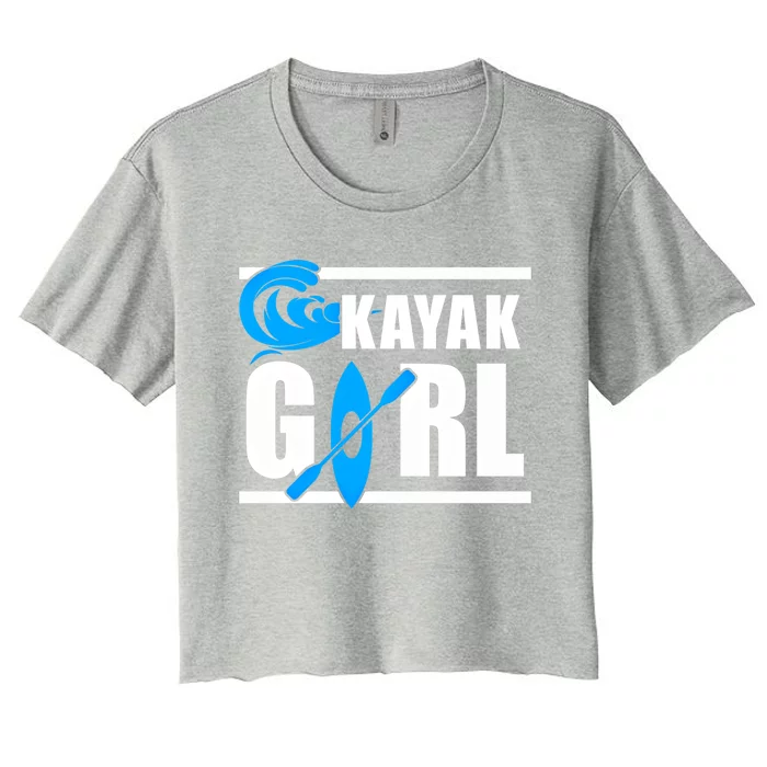 Kayaking IM A Kayak Kayakers Kayak Lovers Kayak Cool Gift Women's Crop Top Tee