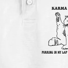 Karma Is A Cat Dry Zone Grid Performance Polo