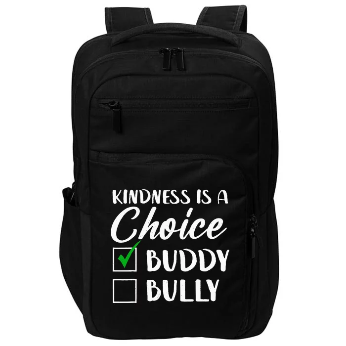 Kindness Is A Choice Orange Anti Bullying Unity Day Impact Tech Backpack