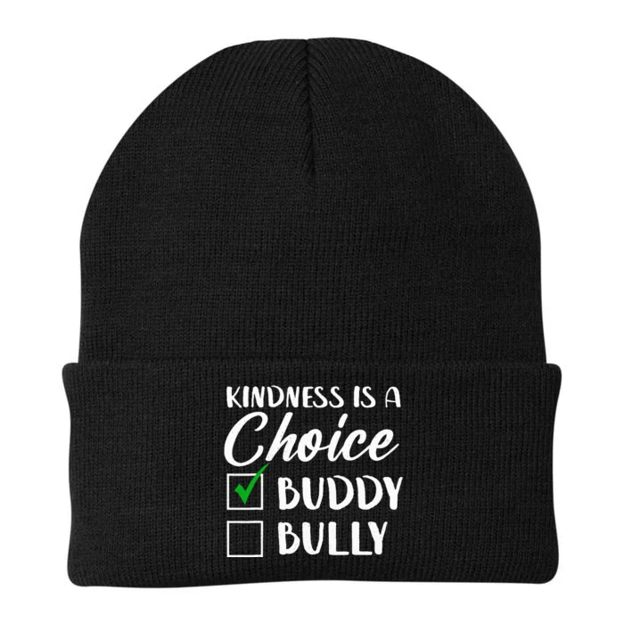 Kindness Is A Choice Orange Anti Bullying Unity Day Knit Cap Winter Beanie