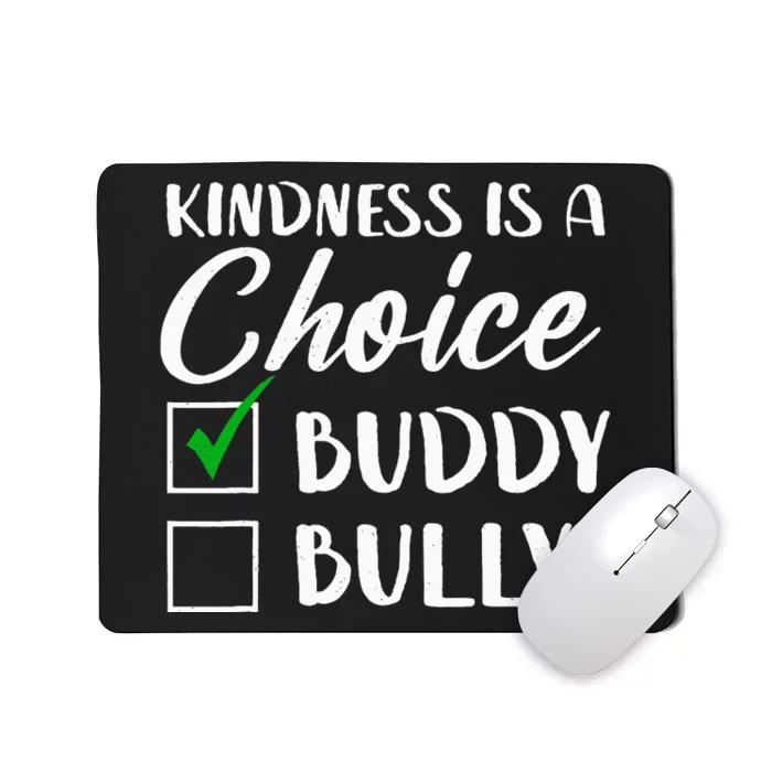 Kindness Is A Choice Orange Anti Bullying Unity Day Mousepad