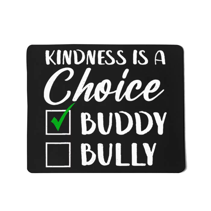 Kindness Is A Choice Orange Anti Bullying Unity Day Mousepad