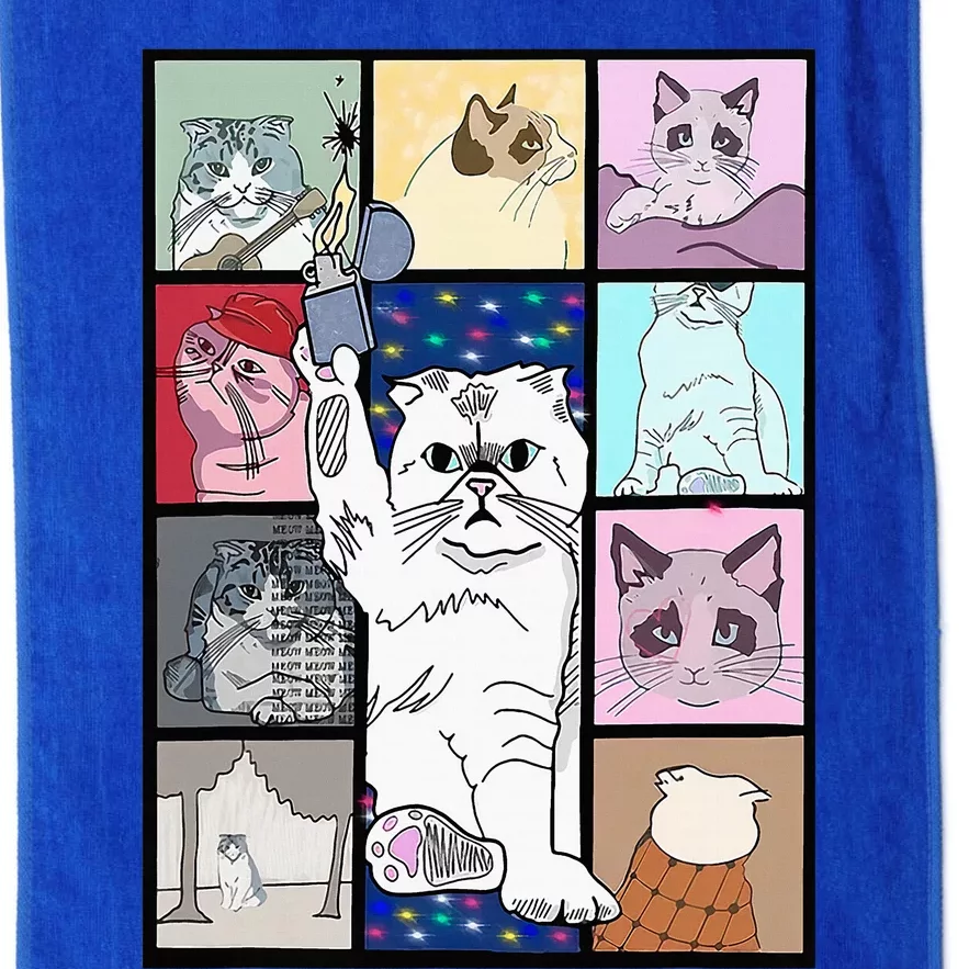 Karma Is A Cat Platinum Collection Golf Towel