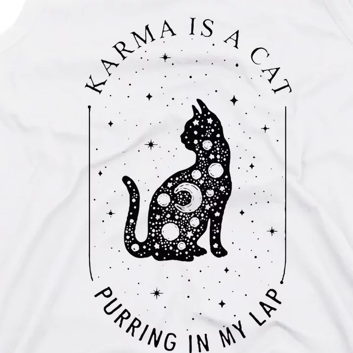 Karma Is A Cat Purring In My Lap Tank Top