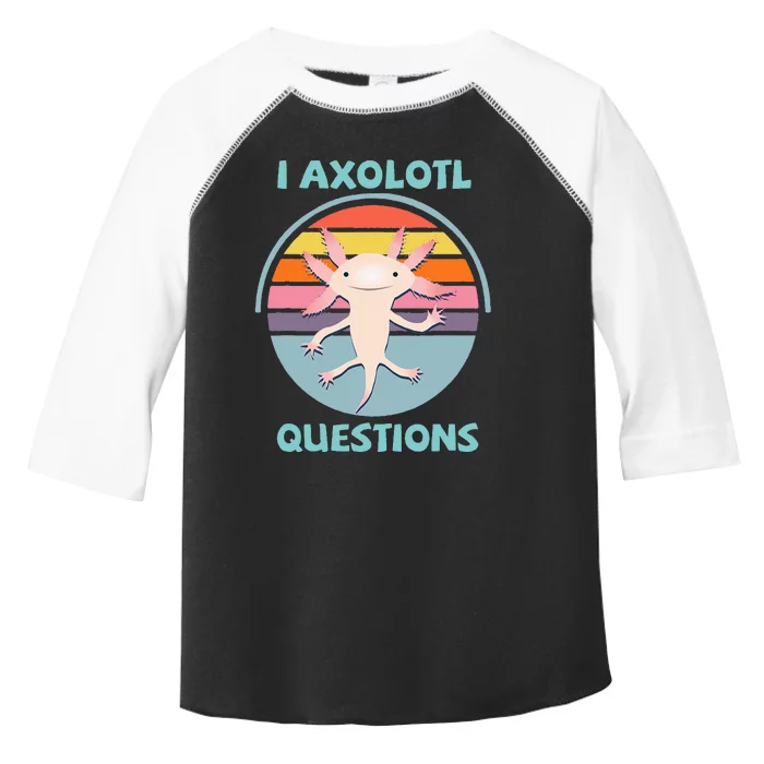 Kawaii I Axolotl Questions Anime Salamander Baby Toddler Fine Jersey T-Shirt