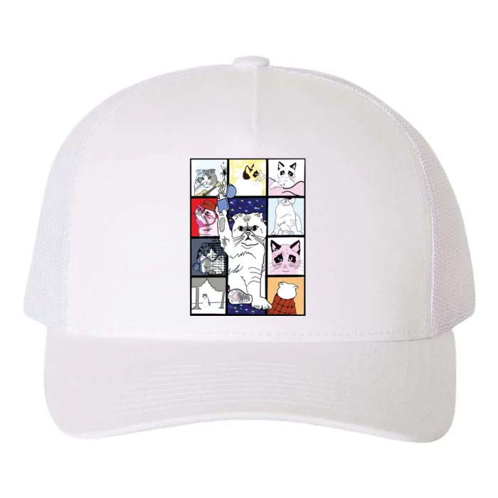 Karma Is A Cat Karma Is My Boyfriend Yupoong Adult 5-Panel Trucker Hat