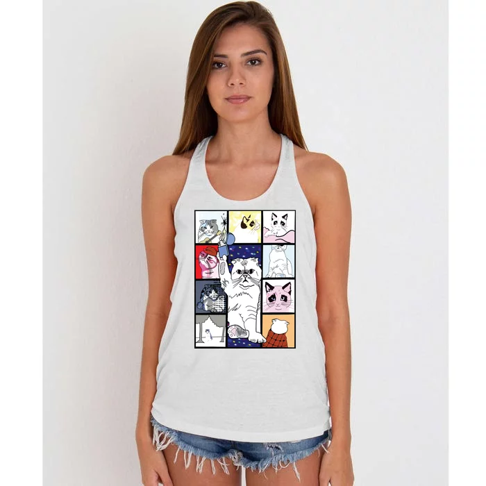 Karma Is A Cat Karma Is My Boyfriend Women's Knotted Racerback Tank